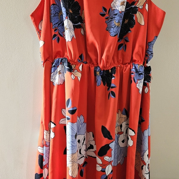 Rachel Rachel Roy Concetta Floral Print High Low Midi Femenine Dress Size 3X. - Picture 13 of 16